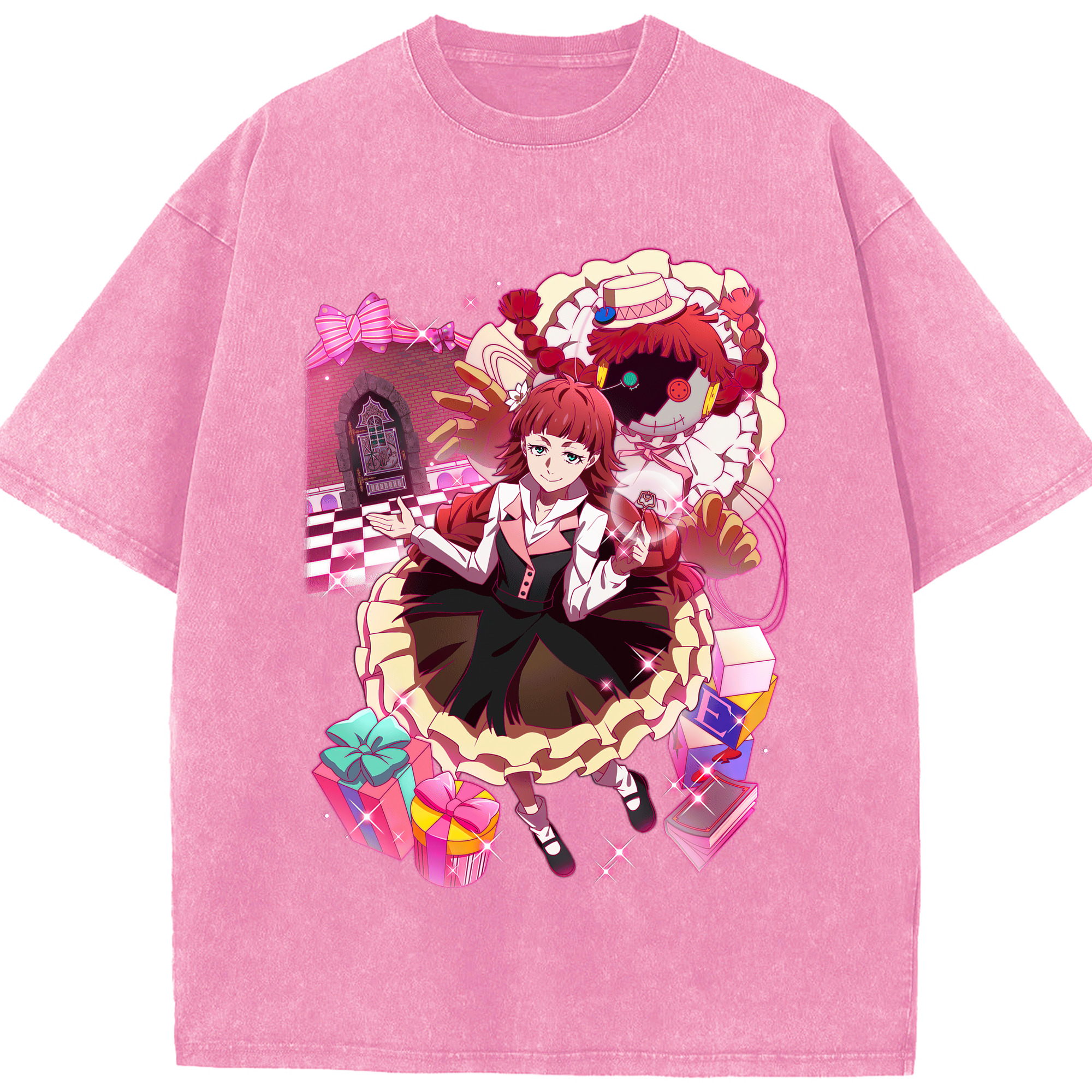 （画像用） 文豪ストレイドッグス Bungo Stray Dogs 綿100% ヴィンテージ風 半袖Tシャツ（フロントプリント）